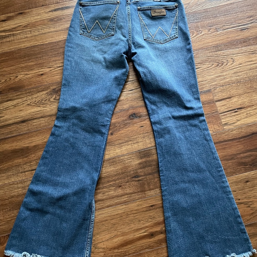 Wrangler Classic Blue Wide Leg Jeans